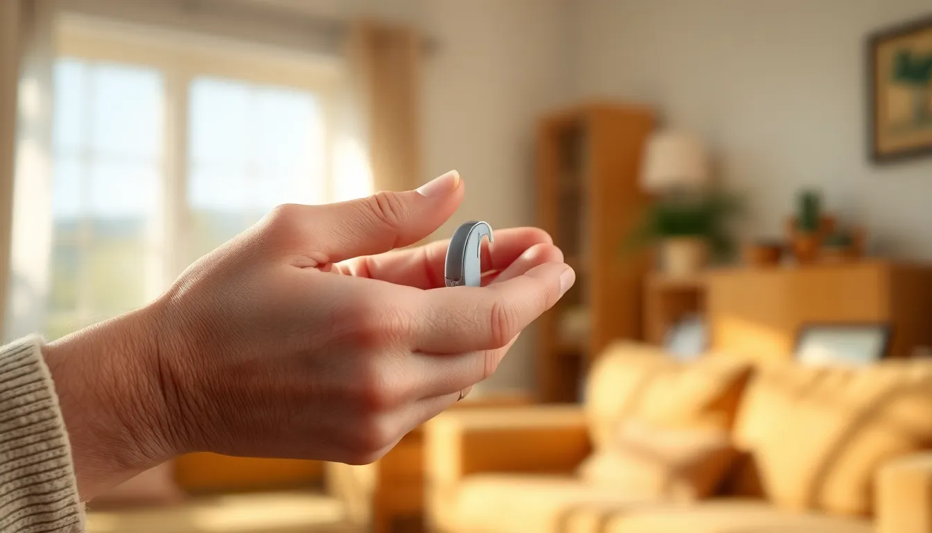 보청기 국가지원금: 청각장애인 혜택 놓치지 마세요! 2 보청기를 착용한 노인 부부가 미소를 짓고 대화하는 모습