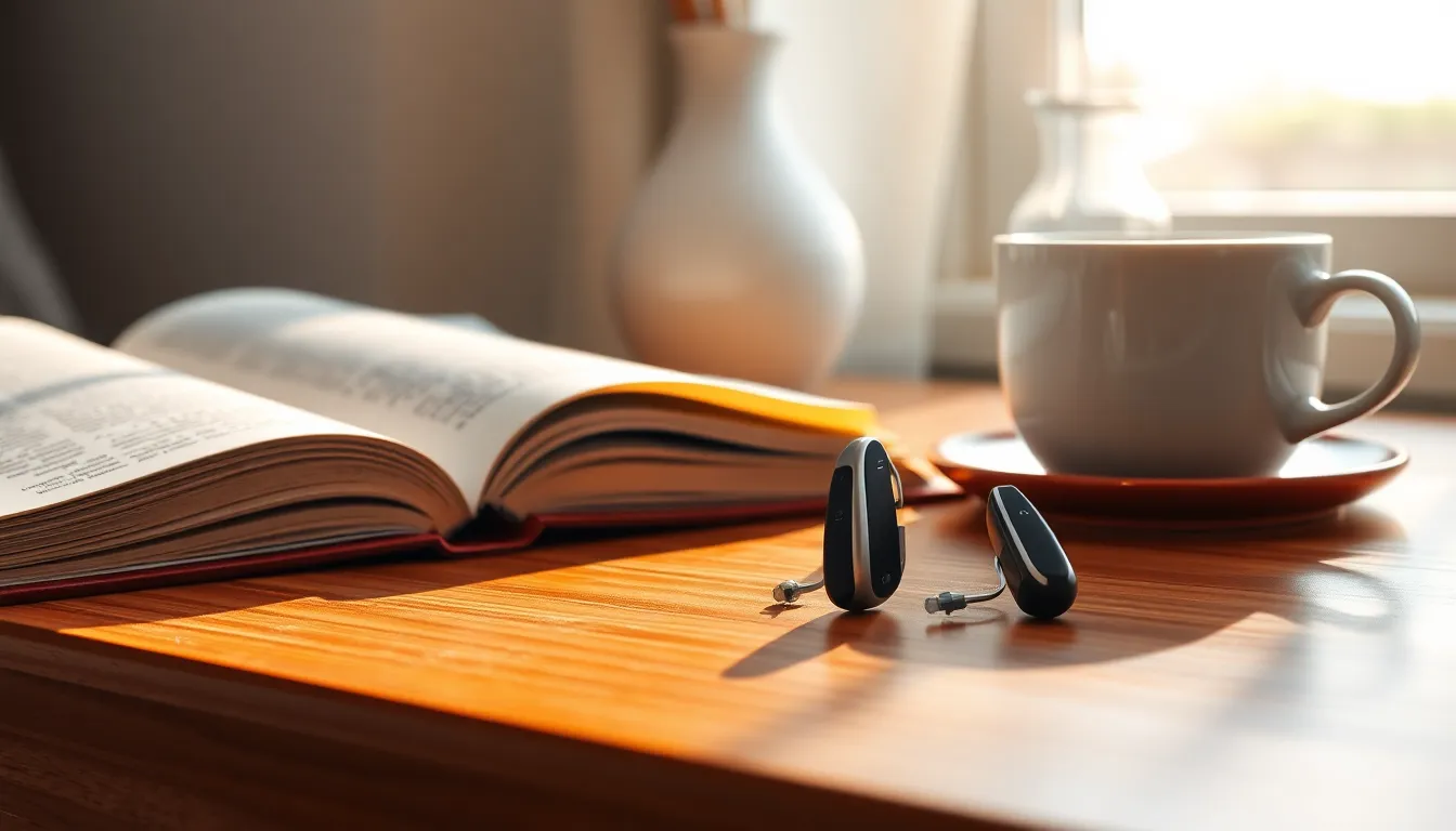 포낙보청기 착용 이미지