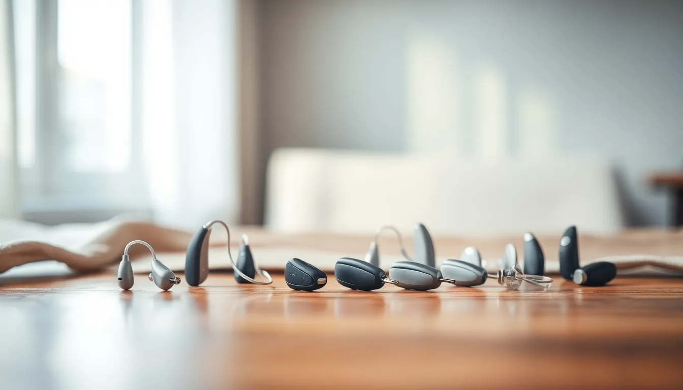 보청기 상담을 받고 있는 사람들의 모습