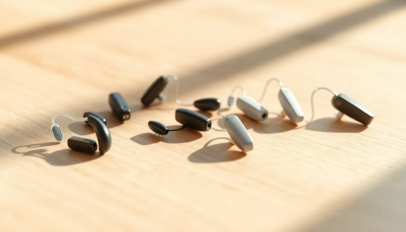 다양한 보청기 모델
