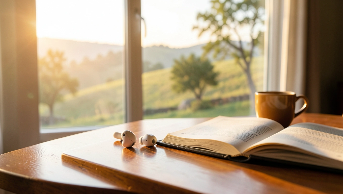 포낙 파라다이스 보청기 착용 모습