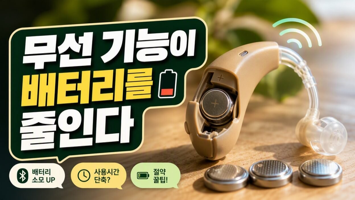 보청기 배터리가 빨리 닳는다면? 사용 습관별 원인과 해결 방법