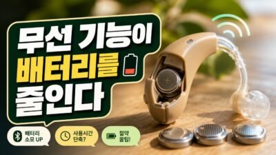 보청기 배터리가 빨리 닳는다면? 사용 습관별 원인과 해결 방법