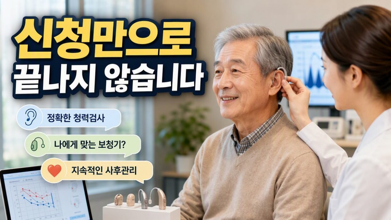 정부지원 보청기 신청하면 정말 끝일까? 심사·검사 전 알아둘 변수
