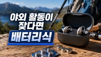 보청기 충전식 vs 배터리 교체식, 생활 패턴별로 갈리는 선택 기준