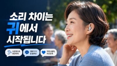 오픈형 보청기 vs 귀속형, 같은 난청이라도 소리가 다르게 느껴지는 이유
