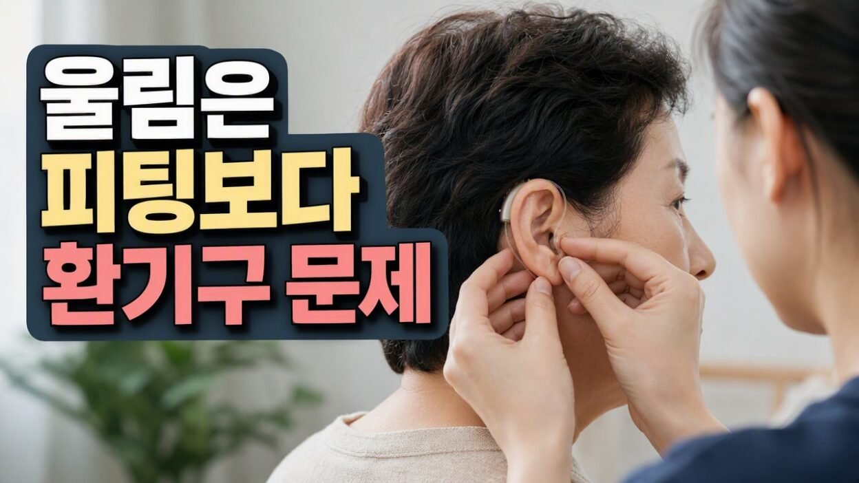 보청기 피팅 여러 번 받아도 울림 현상 지속될 때 확인할 부분