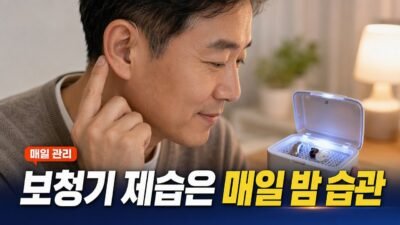 보청기 제습기 매일 써야 할까? 건조제 교체 주기와 전자제습기 차이